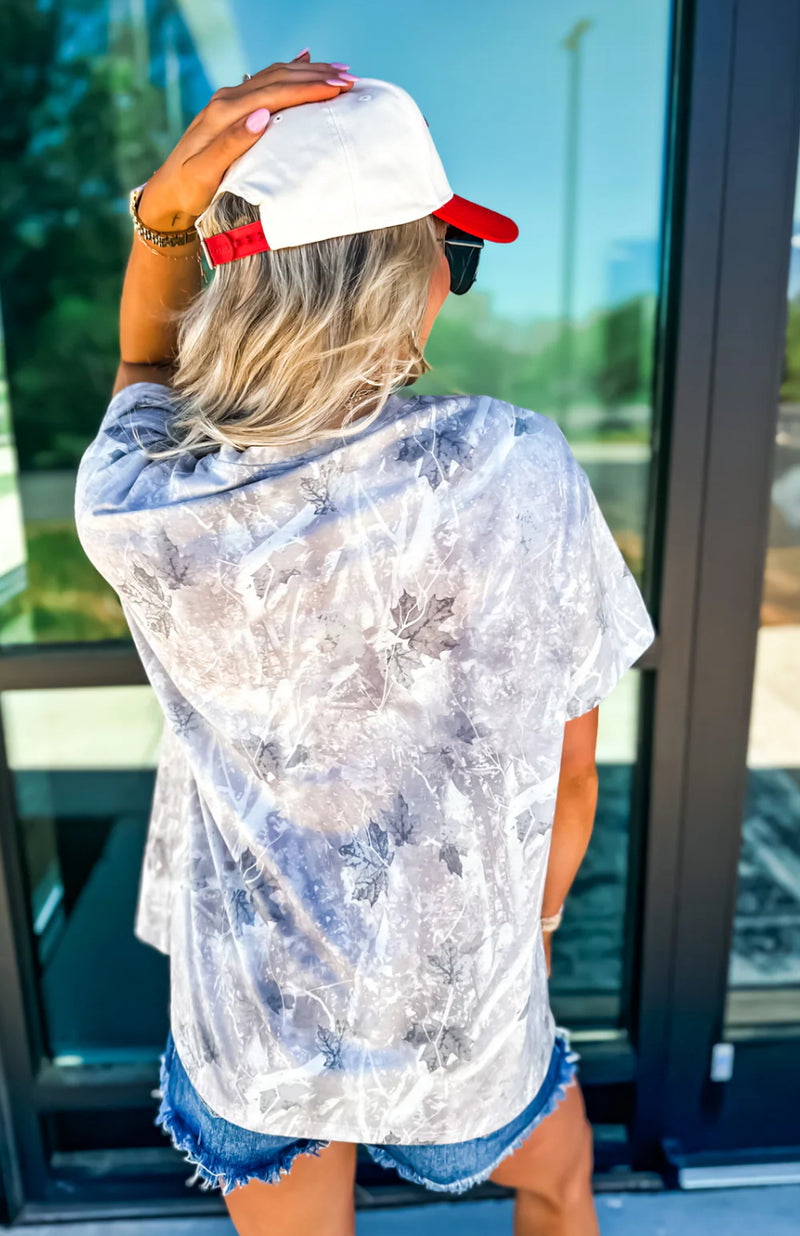 Call Me Camo Tee - Gray