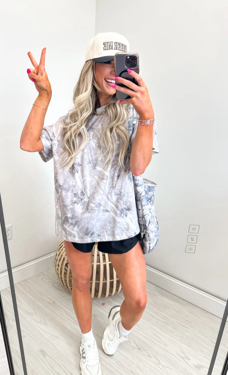 Call Me Camo Tee - Gray