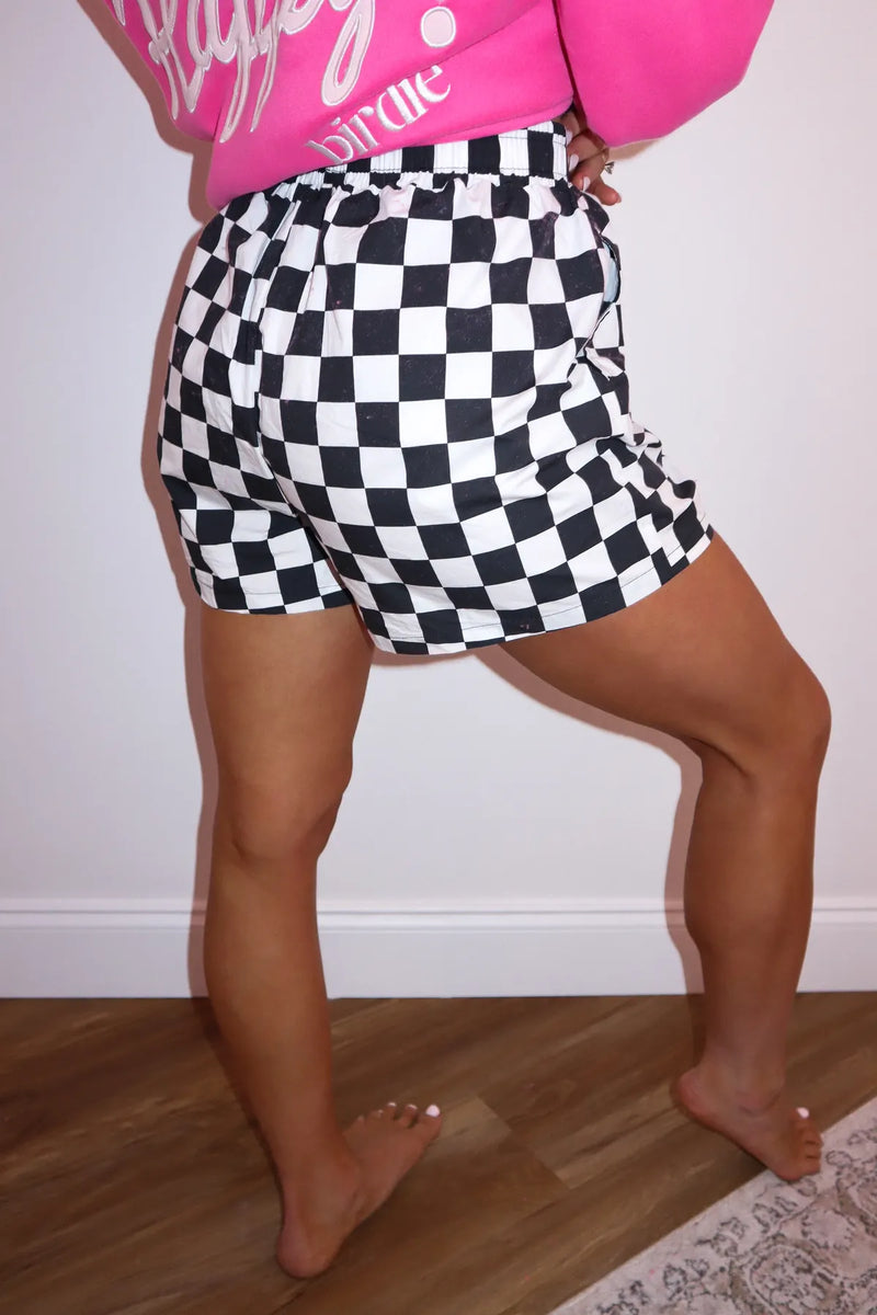 Checkered Boxer Shorts