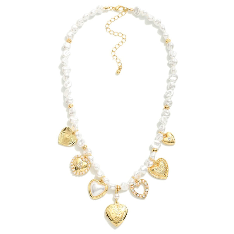 Pearls & Presents Charm Necklace