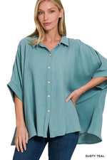 Driftwood Gauze Top
