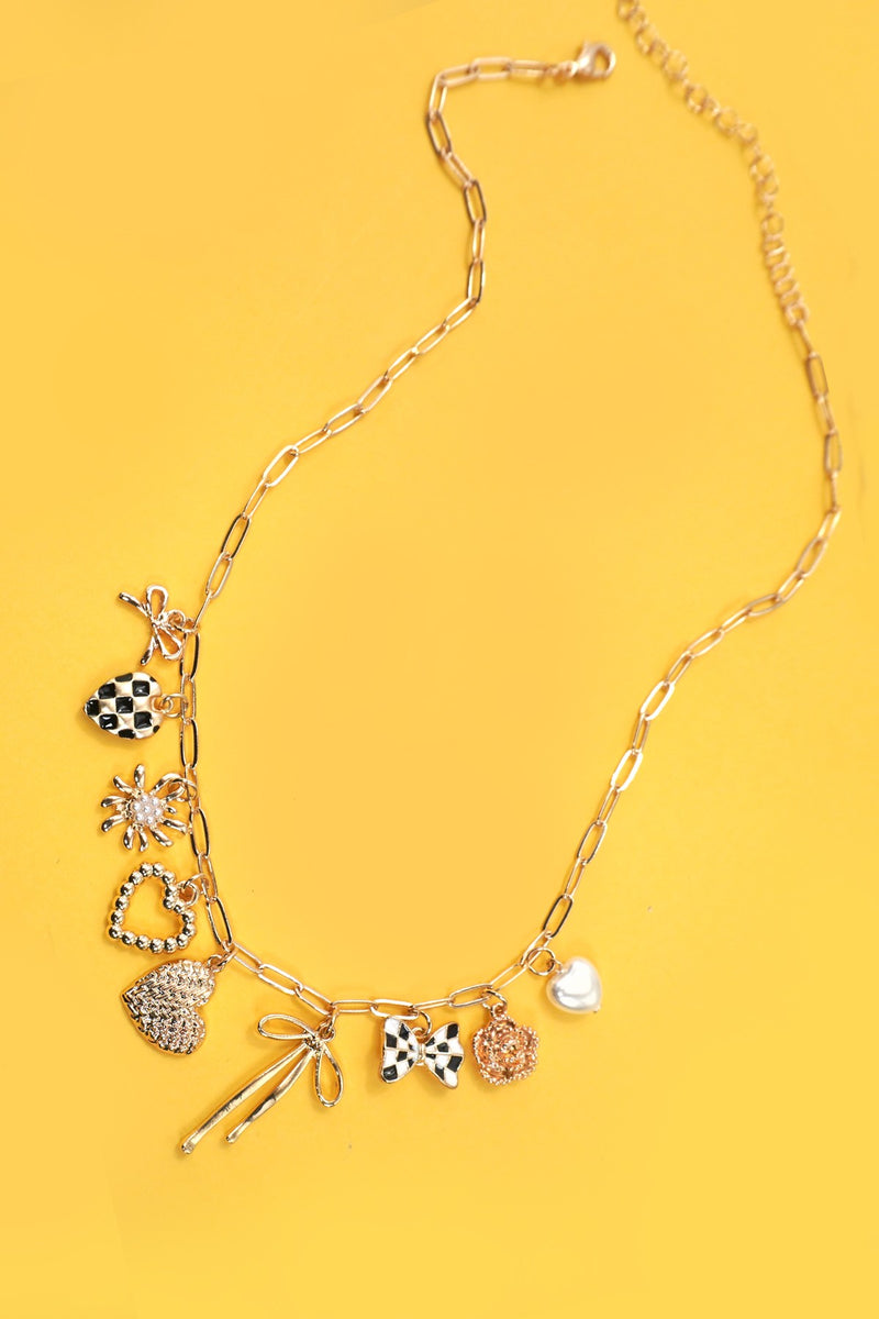 Sweet & Chic Charm Necklace
