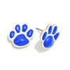 Paw Print Stud Earrings