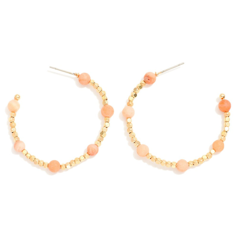Beaded Bliss Hoop Earring