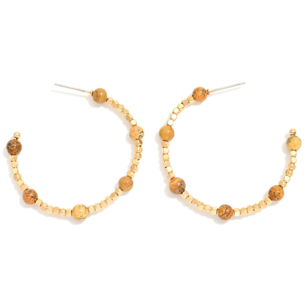 Beaded Bliss Hoop Earring