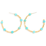 Beaded Bliss Hoop Earring