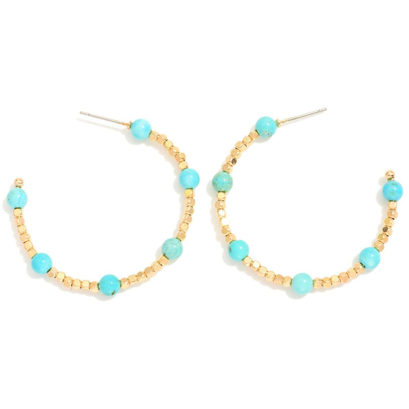 Beaded Bliss Hoop Earring