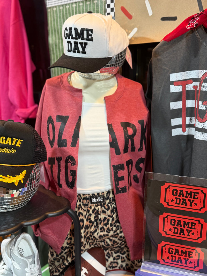Ozark Tigers Crewneck Cardi