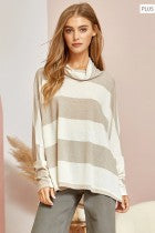 Always on the VIP List Stripe Top