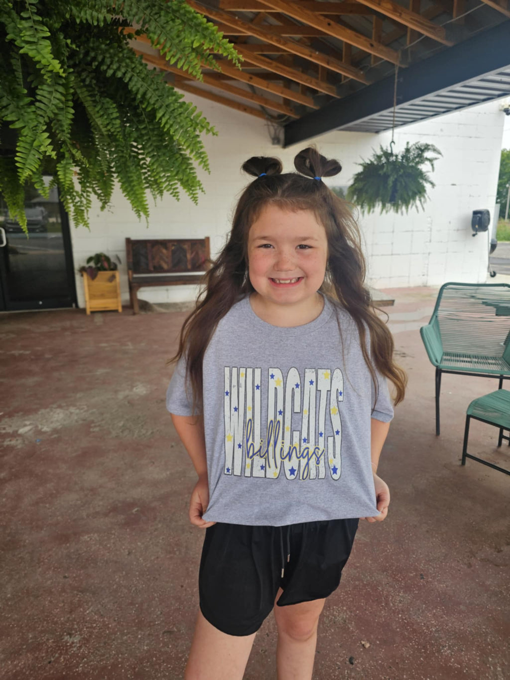 Grey Wildcat Tee YOUTH