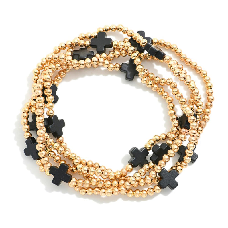 Faith & Shine Beaded Bracelet Set