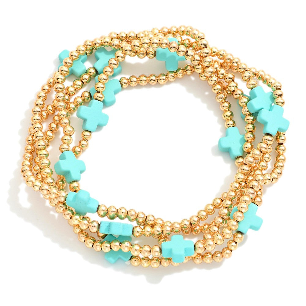 Faith & Shine Beaded Bracelet Set