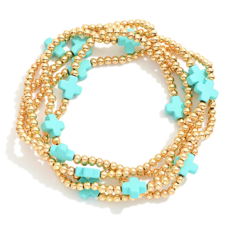 Faith & Shine Beaded Bracelet Set