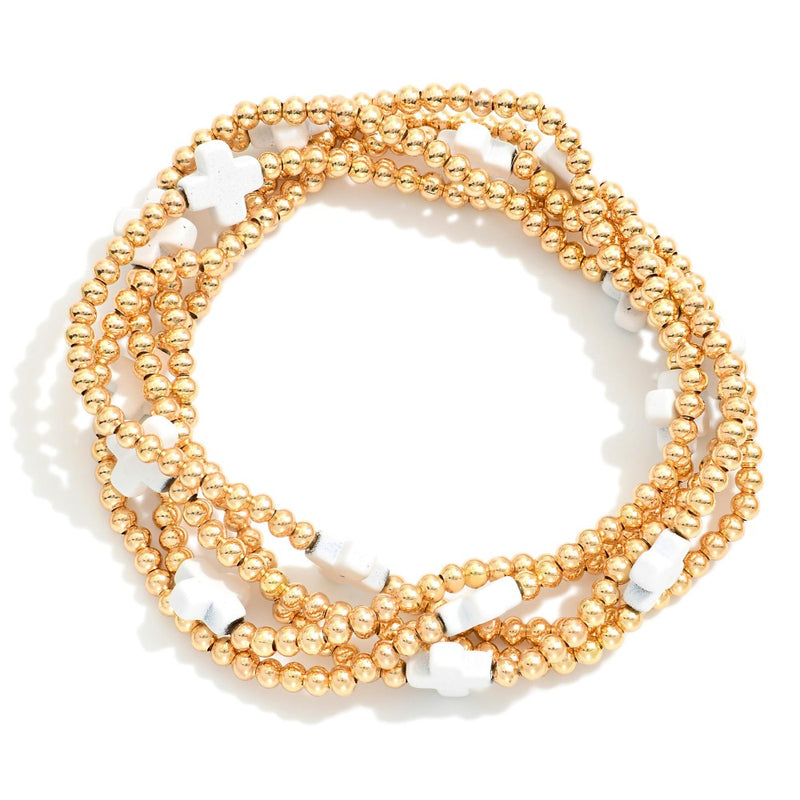 Faith & Shine Beaded Bracelet Set