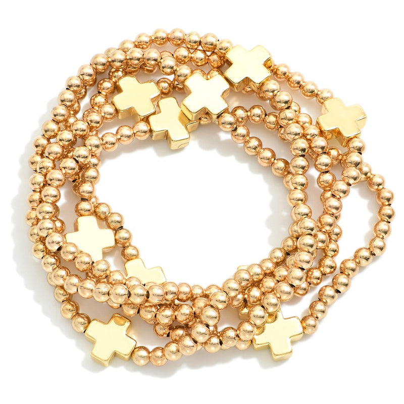 Faith & Shine Beaded Bracelet Set