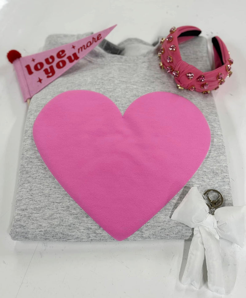 Heart Puff Sweatshirt