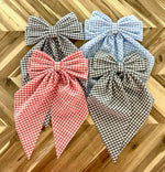 Plaid GameDay Bows!