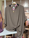 The Willow Poncho Top - Mocha