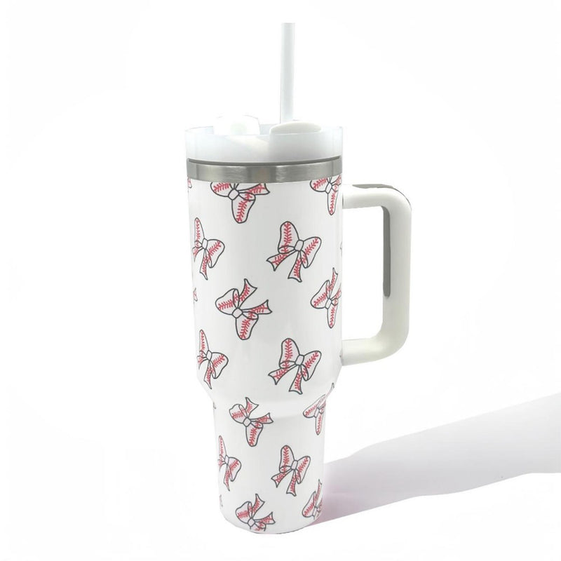 Baseball Bow Tumbler
