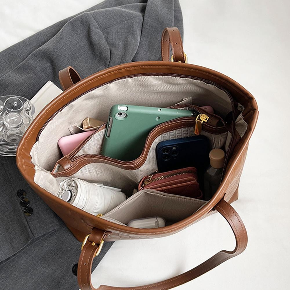 The Madison Checker Tote