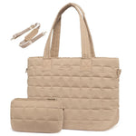 The Everyday Quilted Tote Set