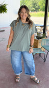 The Everyday Easy Tee - Olive