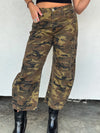 Bex Camo Barrel Jeans
