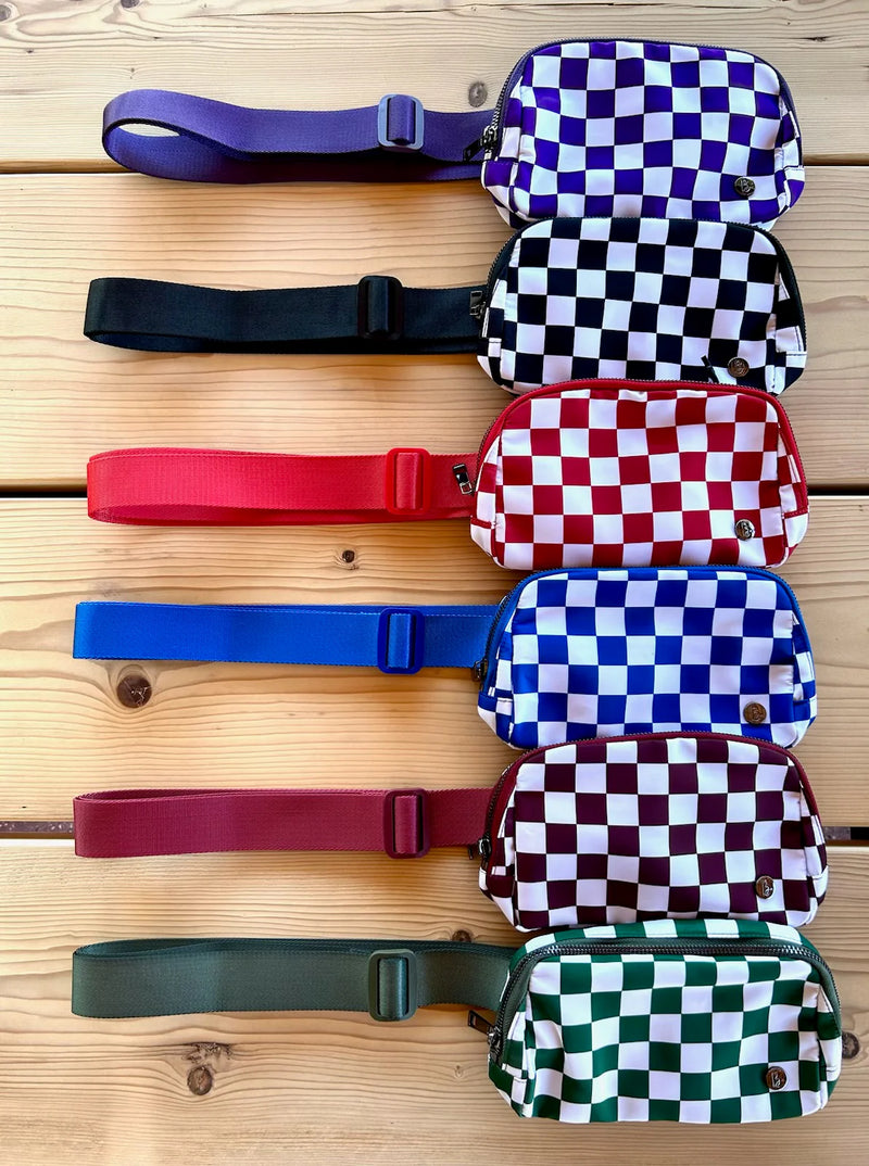 Checkered Bum Bags