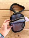 Black Pebble Crossbody