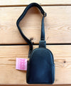 Black Pebble Crossbody