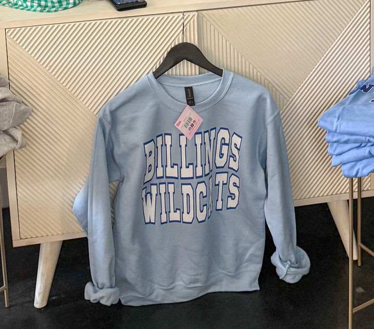 Billings Wildcats Crewneck