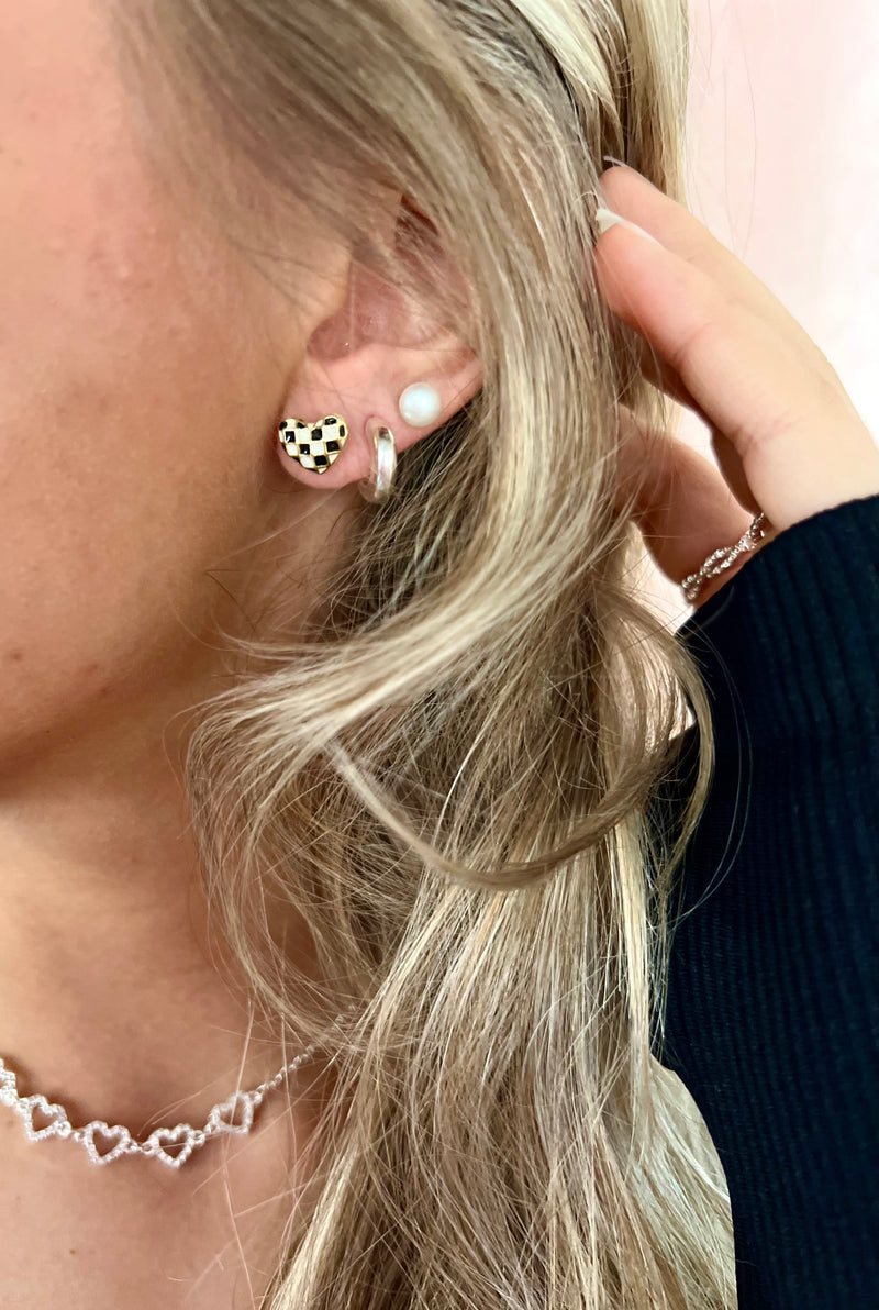 Check to the Heart Earrings