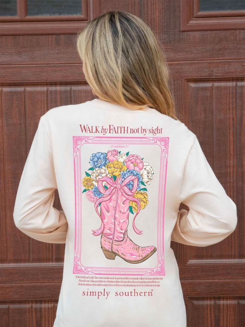 Walk by Faith Long Sleeve Tee