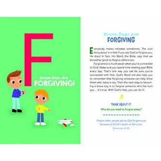 A to Z Devotional Bible for Brave Boys