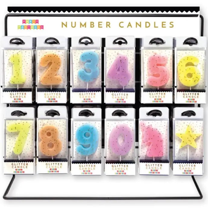 Glitter Character Candle