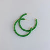 Emma Seed Bead Hoop Earrings