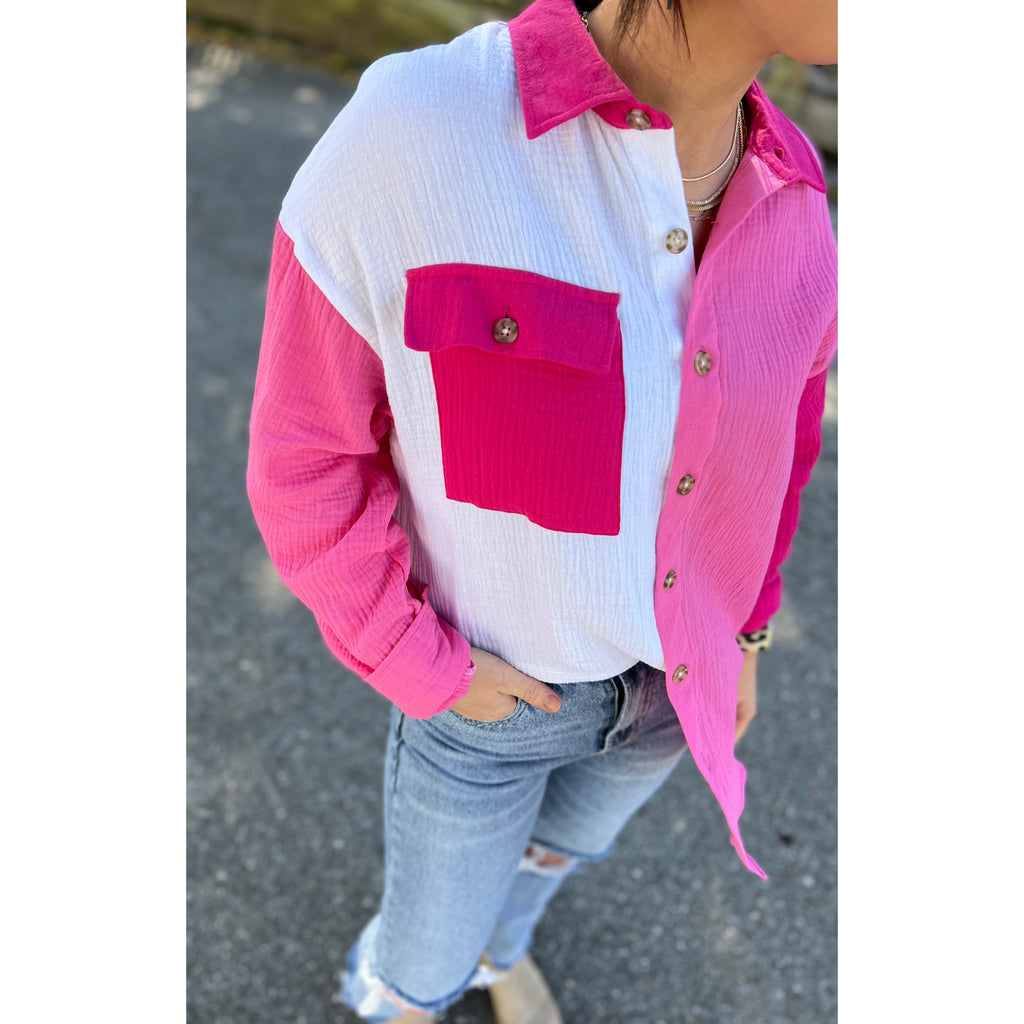 The Carrie Colorblock Top